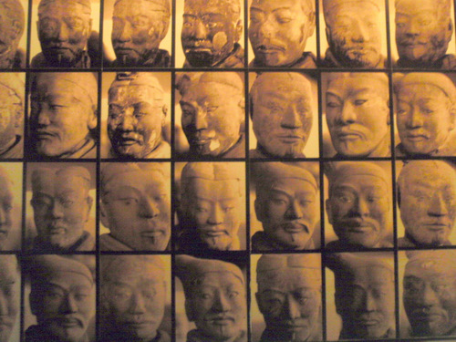 Terracotta Soldiers; each face is unique.